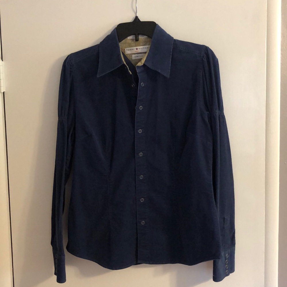Tommy Hilfiger corduroy button down shirt